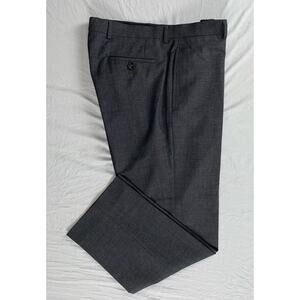 Ralph Lauren Flat Front Poly-Wool Dress Pants, Slacks. Medium Gray, 34X29. EUC!